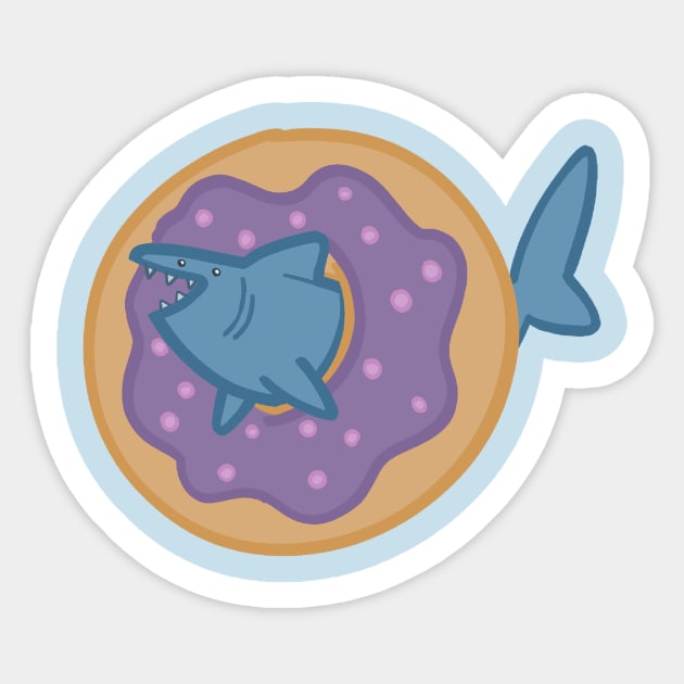 Donut Fish Sticker by soggydearest